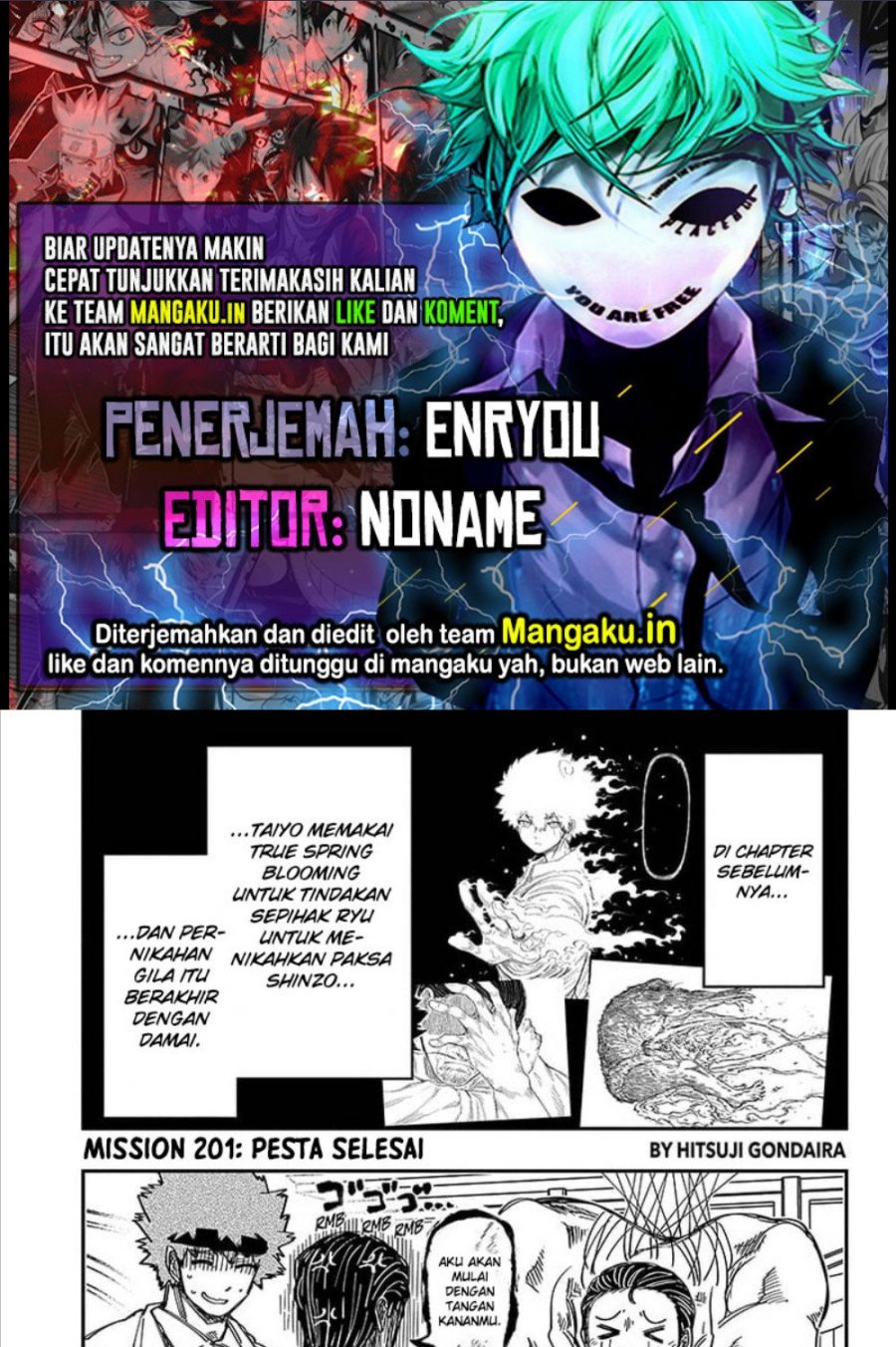 Dilarang COPAS - situs resmi www.mangacanblog.com - Komik mission yozakura family 201 - chapter 201 202 Indonesia mission yozakura family 201 - chapter 201 Terbaru 0|Baca Manga Komik Indonesia|Mangacan