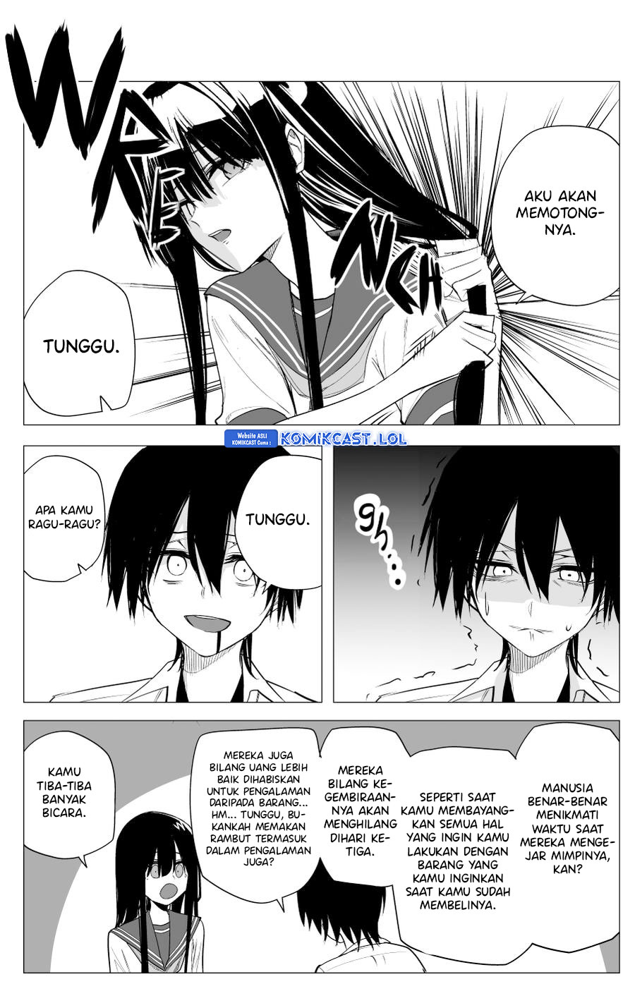 Mitsuishi-san is Being Weird This Year Chapter 34 Bahasa Indonesia