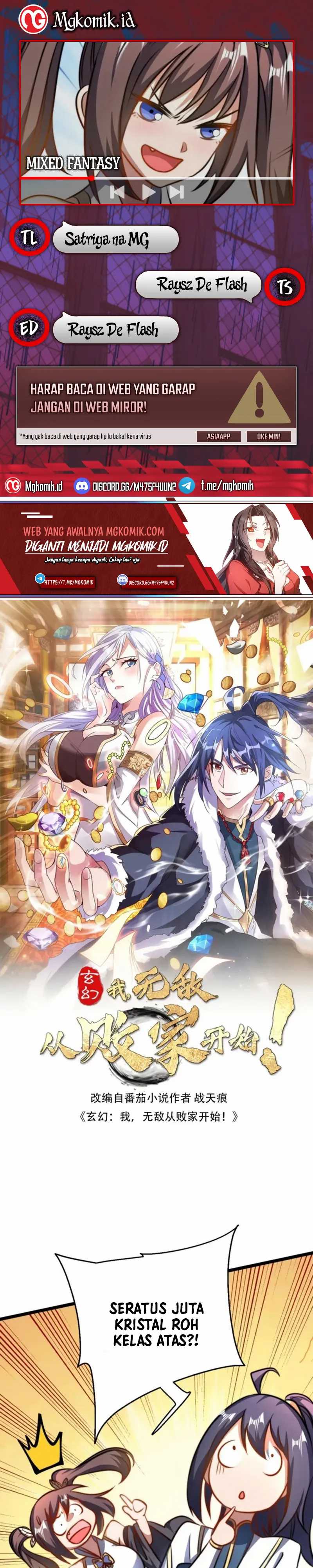 Mixed Fantasy – My Journey To Become Invincible From Big-Spending Begins! Chapter 77 Bahasa Indonesia