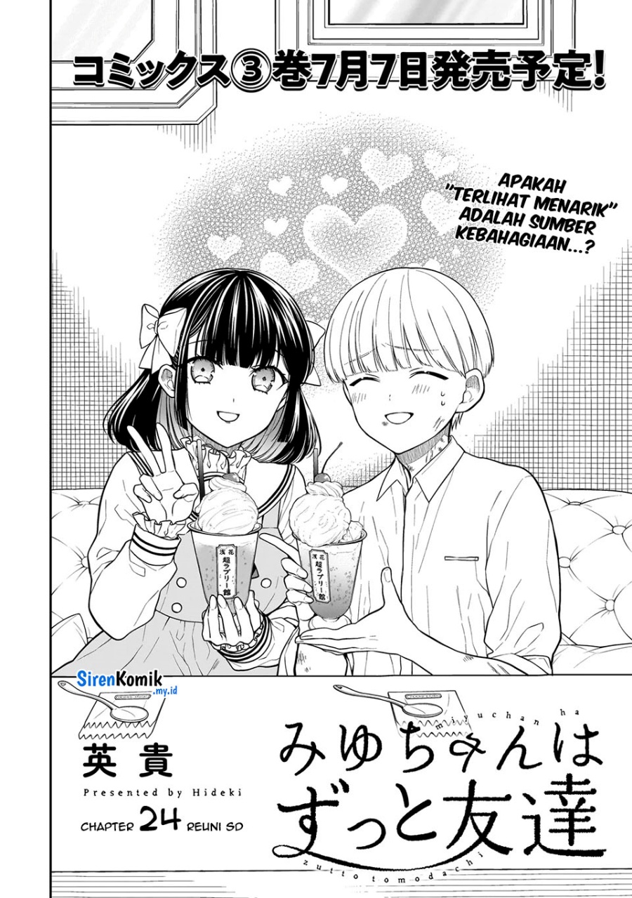 Miyu-chan wa Zutto Tomodachi Chapter 24 Bahasa Indonesia