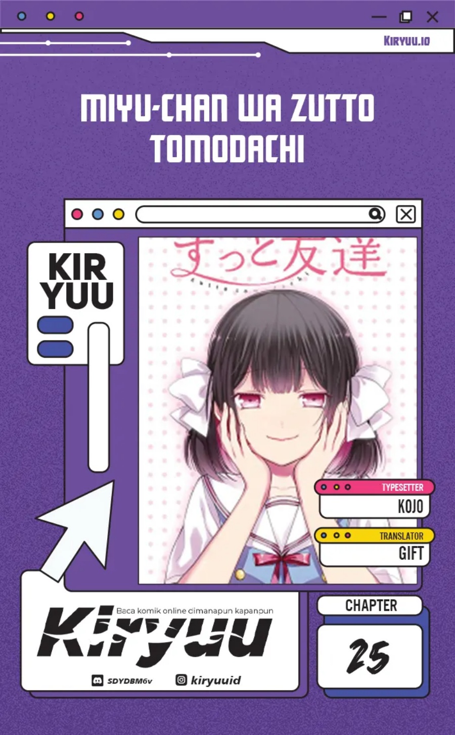 Miyu-chan wa Zutto Tomodachi Chapter 25 Bahasa Indonesia