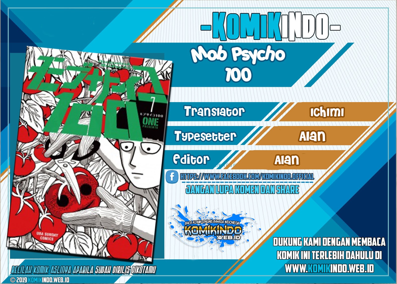 Mob Psycho 100 chapter 89
