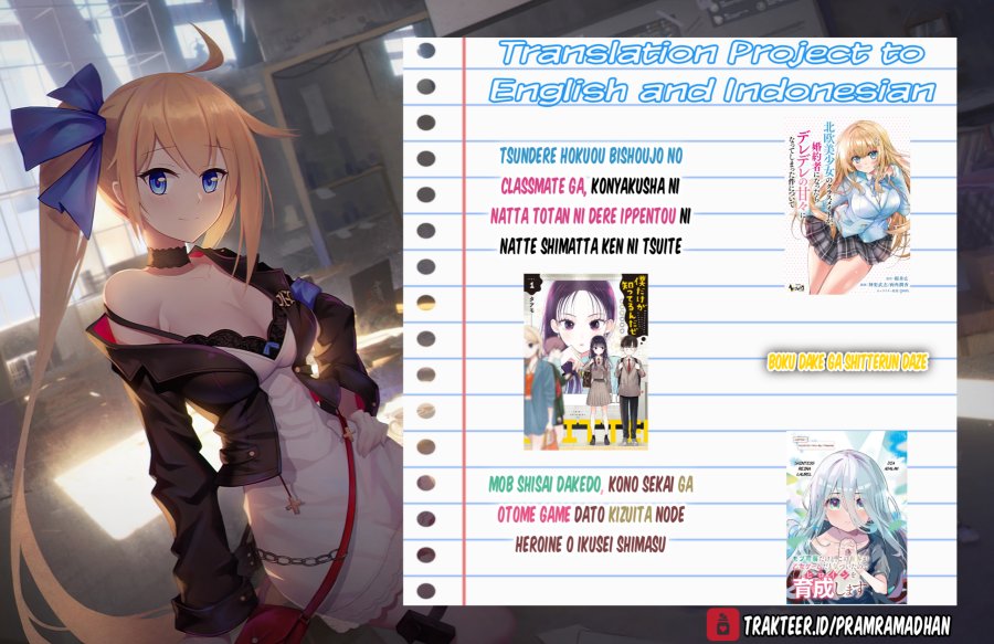 Mob Shisai Dakedo, Kono Sekai ga Otome Game dato Kizuita node Heroine wo Ikusei Shimasu Chapter 03 Bahasa Indonesia