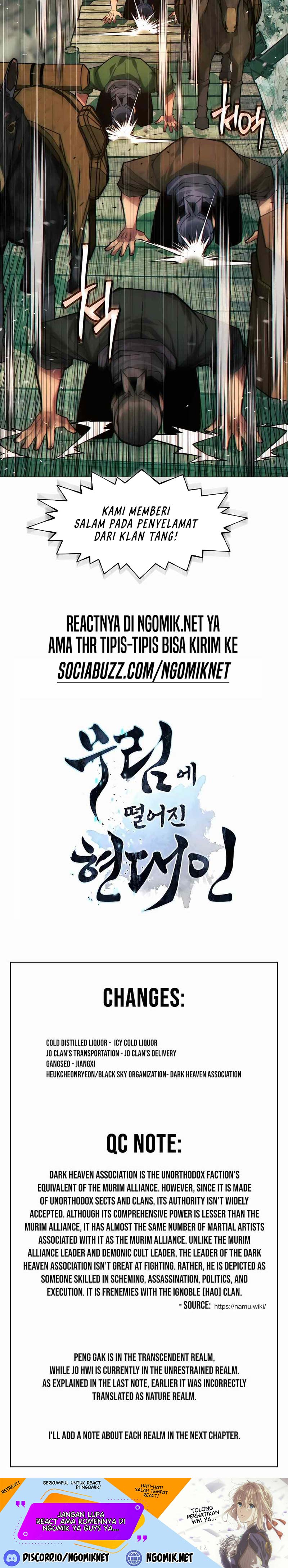 Modern Man Who Fall Into Murim Chapter 58 Bahasa Indonesia