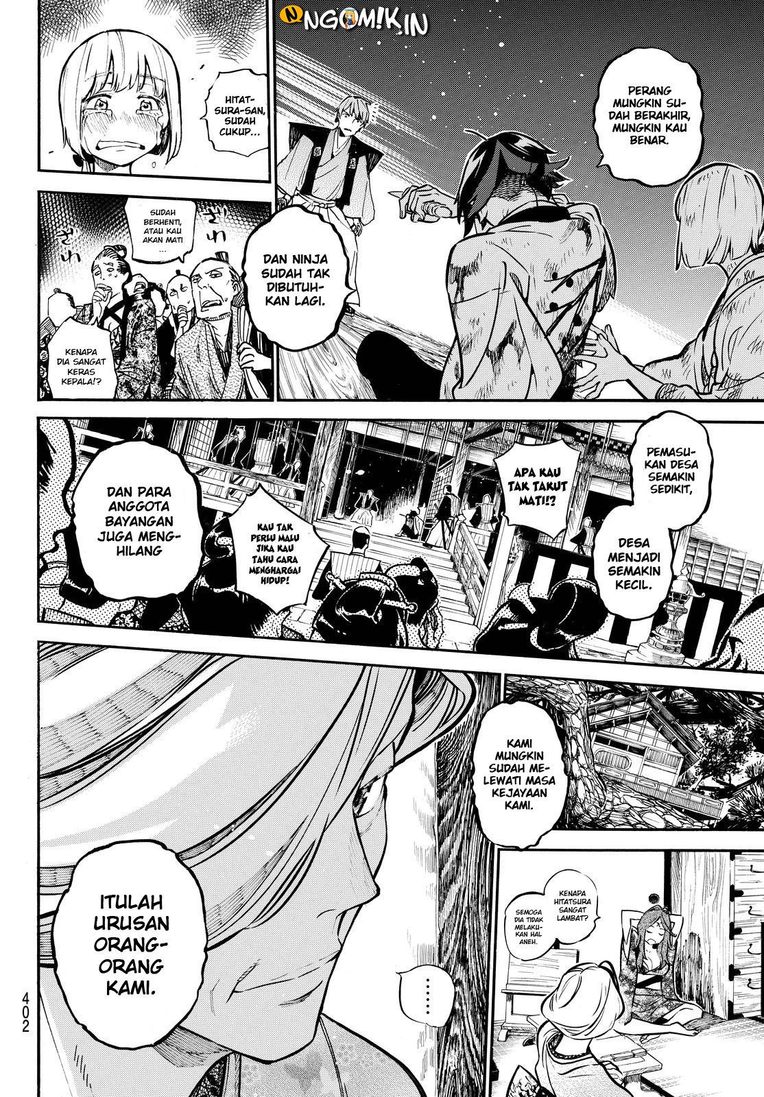 Mononote: Edo Shinobi Kagyou Chapter 17 Bahasa Indonesia