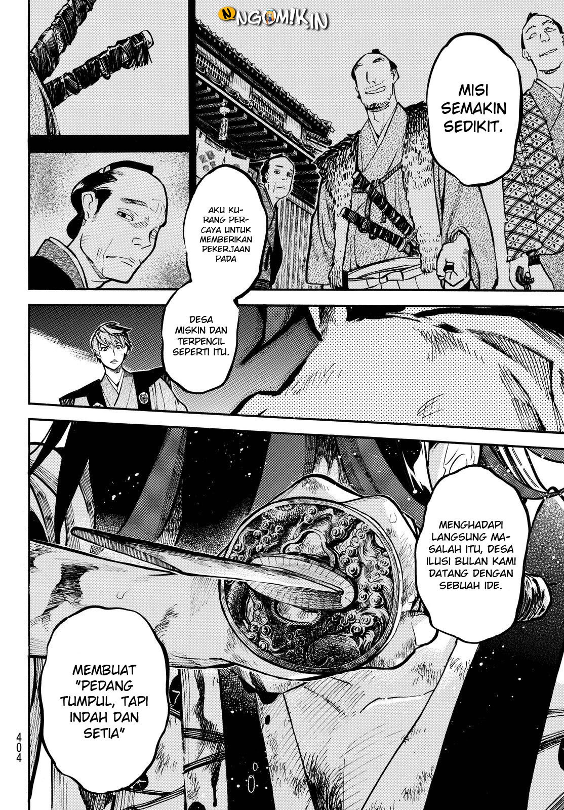 Mononote: Edo Shinobi Kagyou Chapter 17 Bahasa Indonesia