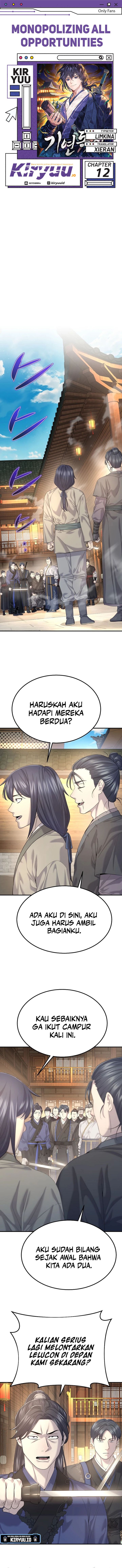 Monopolizing All Opportunities chapter 12