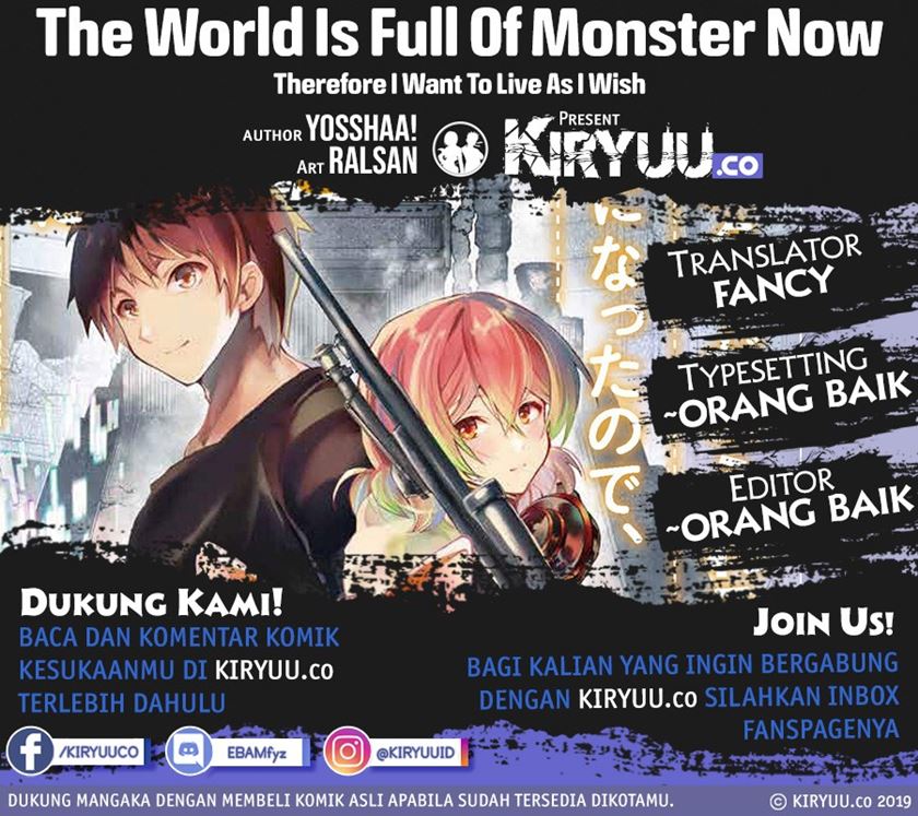 Monster ga Afureru Sekai ni Natta Node, Suki ni Ikitai to Omoimasu Chapter 14 Bahasa Indonesia