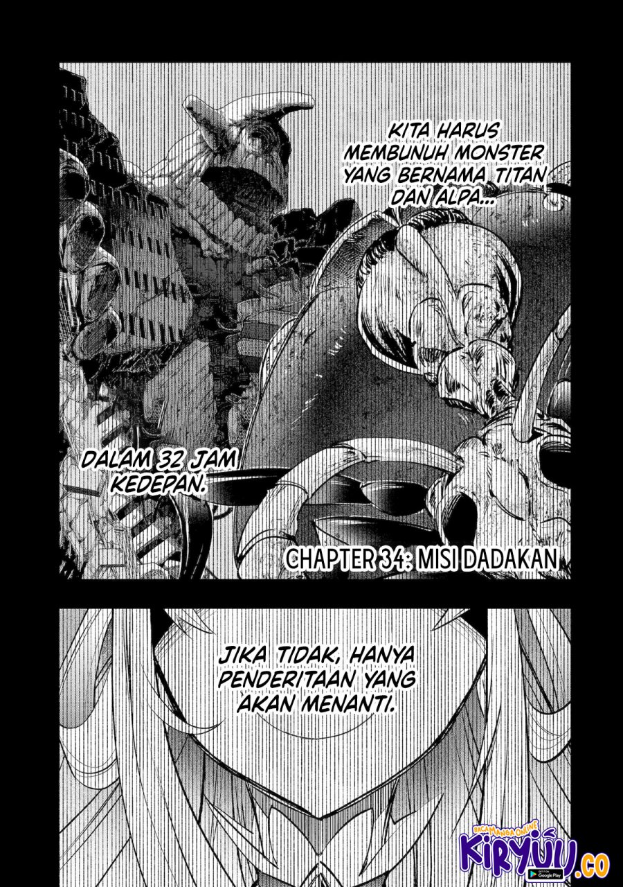 Monster ga Afureru Sekai ni Natta Node, Suki ni Ikitai to Omoimasu (The World Is Full of Monsters Now, Therefore I Want to Live as I Wish) Chapter 34 Bahasa Indonesia