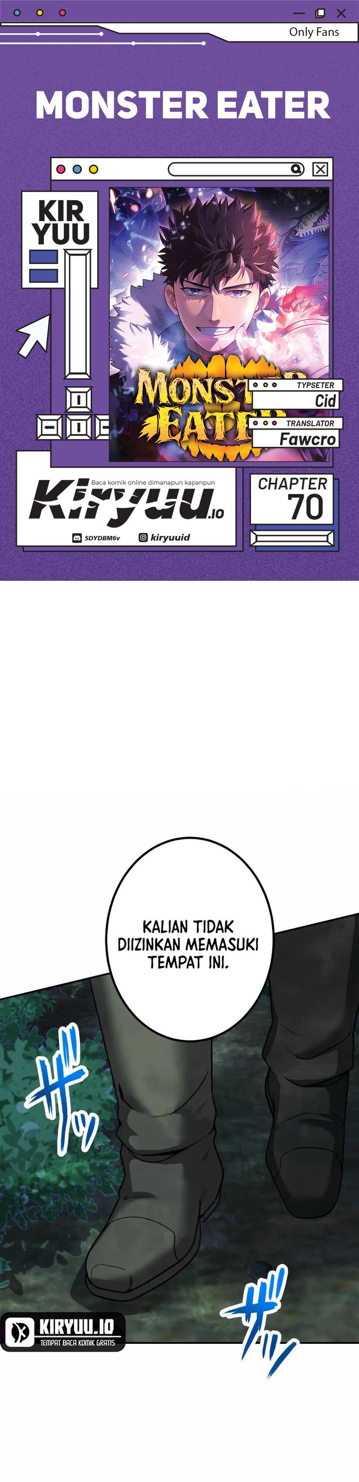Monster Eater Adventurer Chapter 70 Bahasa Indonesia