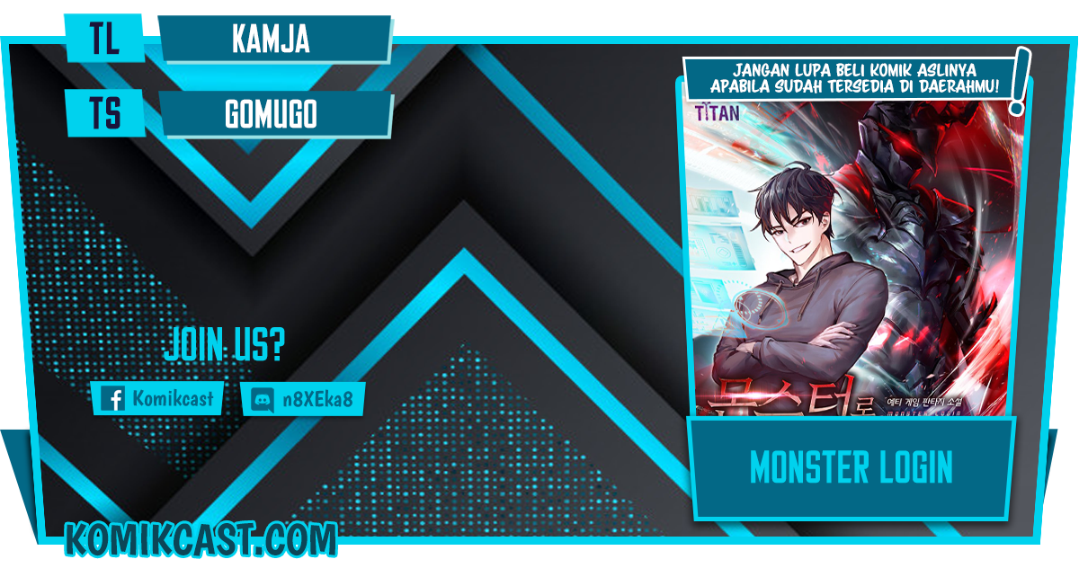 Monster Login Chapter 00 Promo Novel Bahasa Indonesia