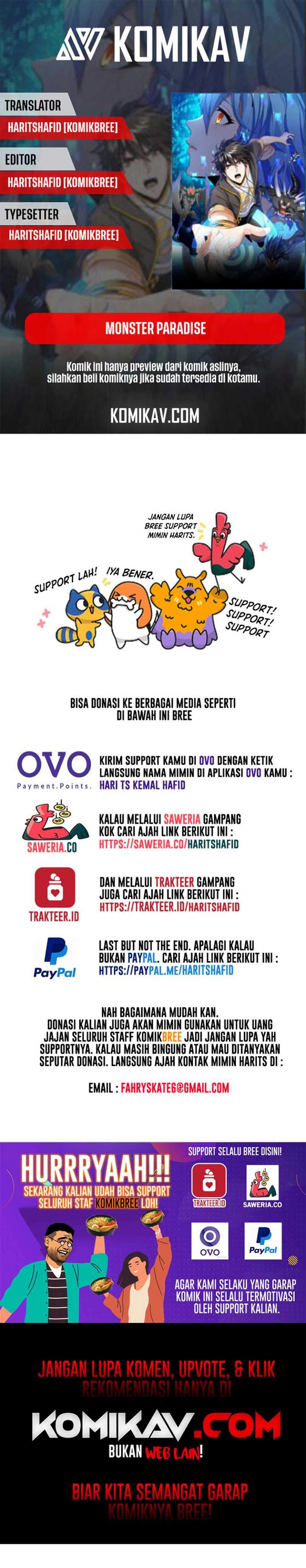 Monster Paradise Chapter 01 Bahasa Indonesia