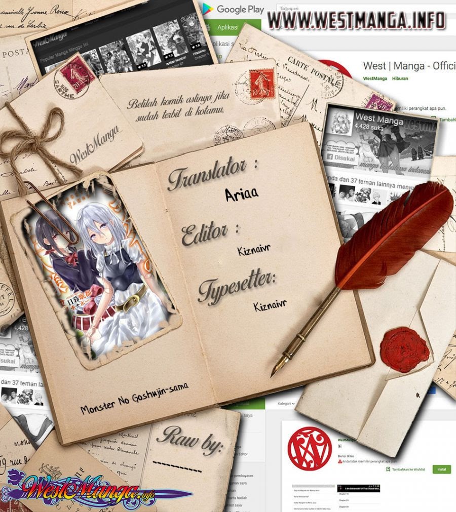 Monster no Goshujin-sama Chapter 19 Bahasa Indonesia