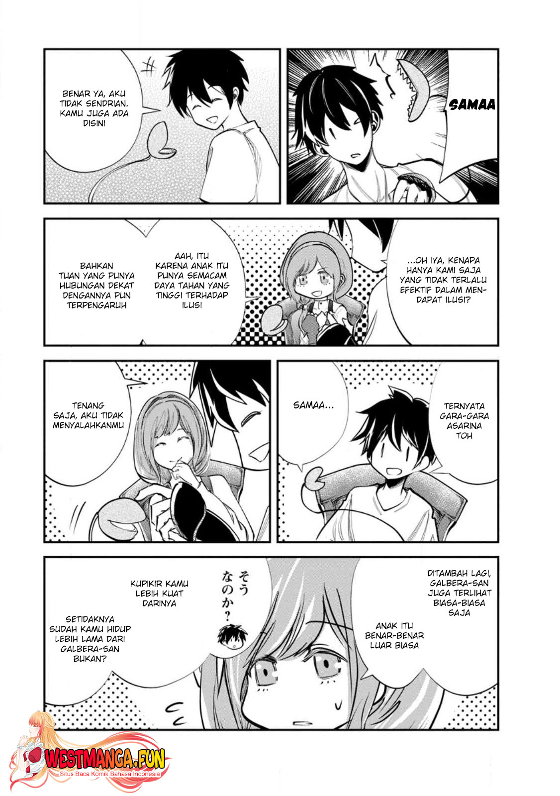 Monster no Goshujin-sama Chapter 60 Bahasa Indonesia