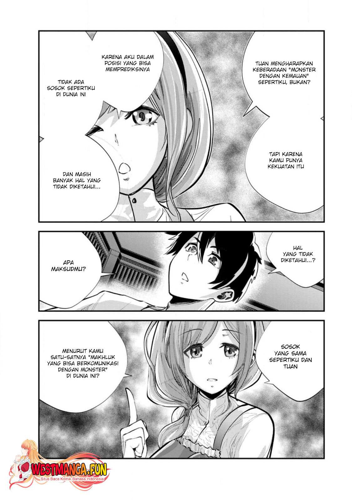 Monster no Goshujin-sama Chapter 60 Bahasa Indonesia