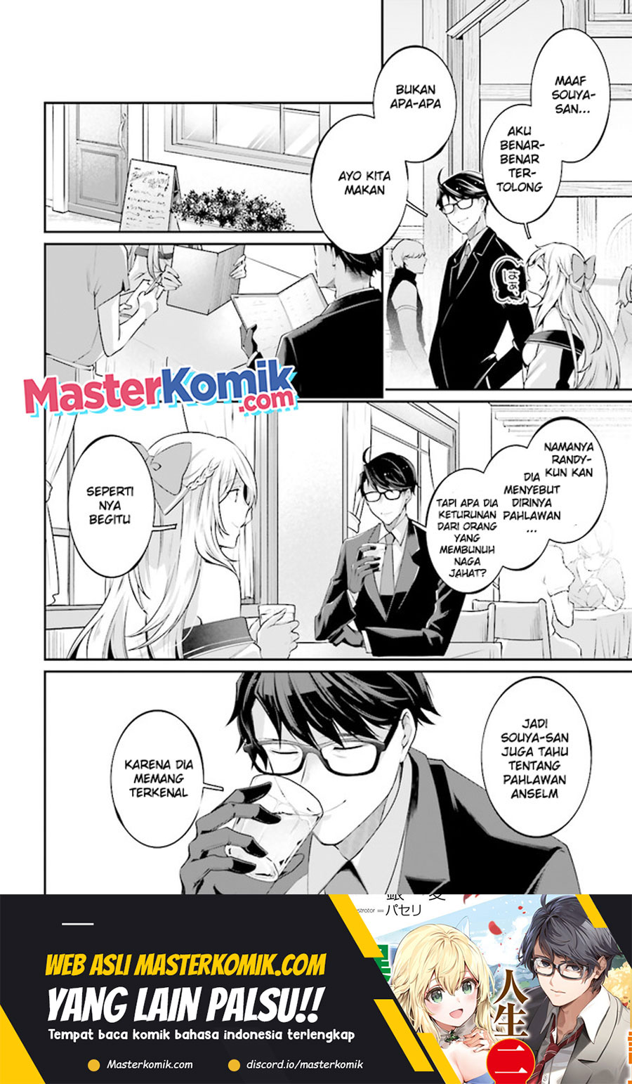 Moto Isekai Tenisha Datta Kachou no Ojisan Chapter 06.4 Bahasa Indonesia