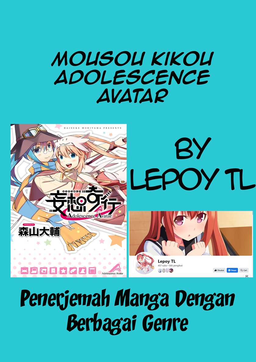 Mousou Kikou – Adolescence Avatar Chapter 06 Bahasa Indonesia