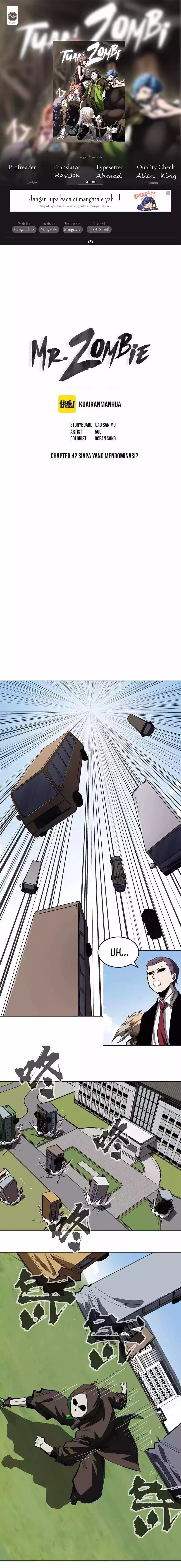 Mr. Zombie Chapter 42 Bahasa Indonesia