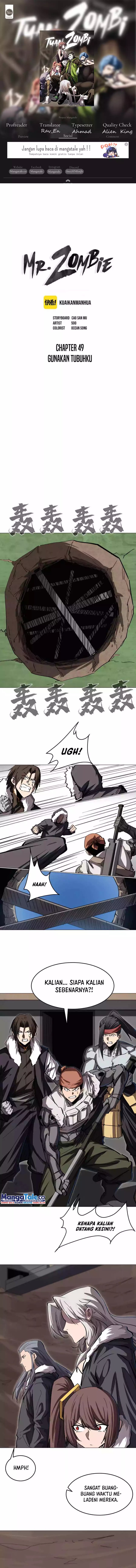 Mr. Zombie Chapter 49 Bahasa Indonesia
