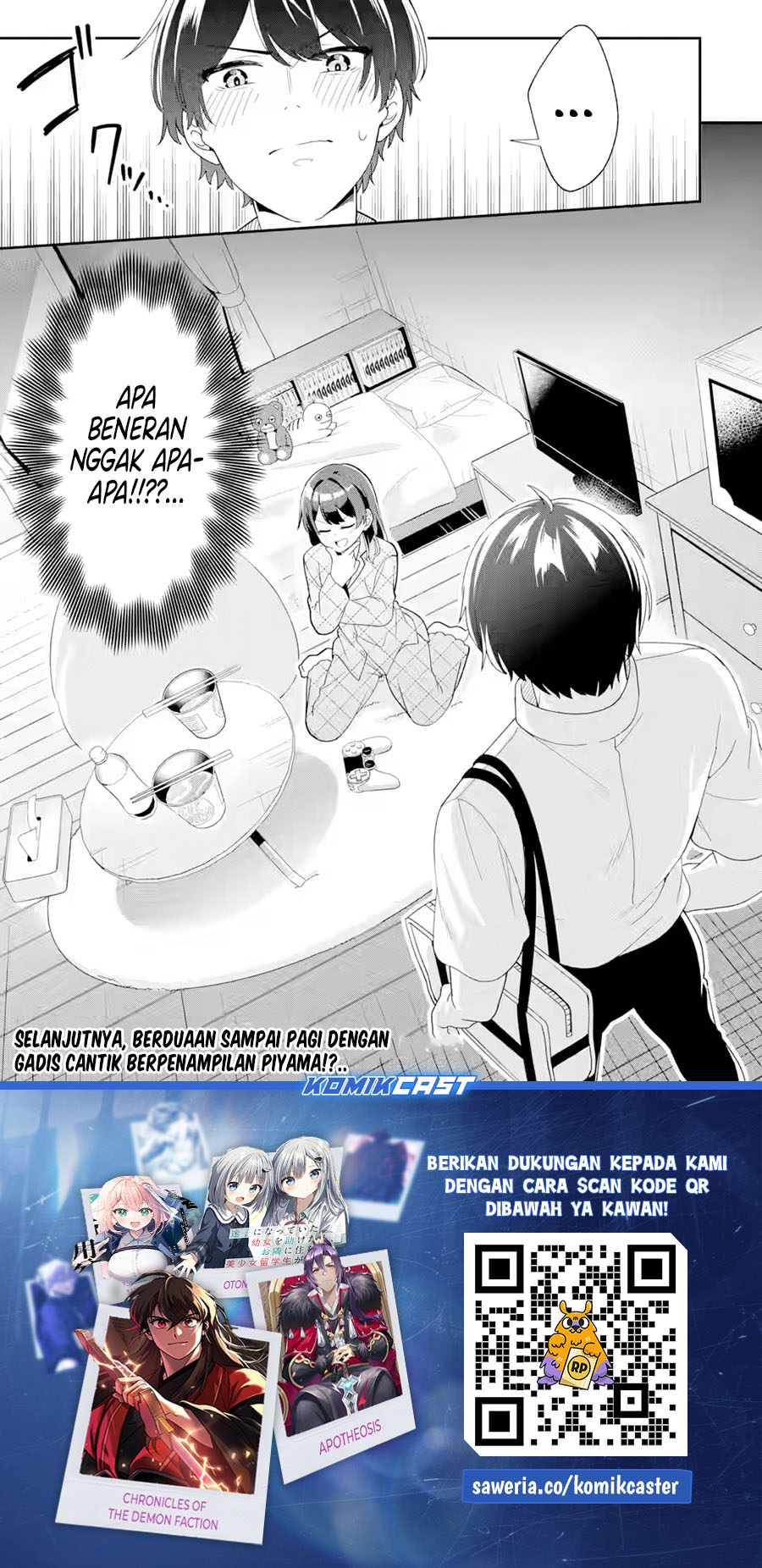 Muboubi Kawaii Pajama Sugata no Bishoujo to Heya de Futarikiri chapter 4