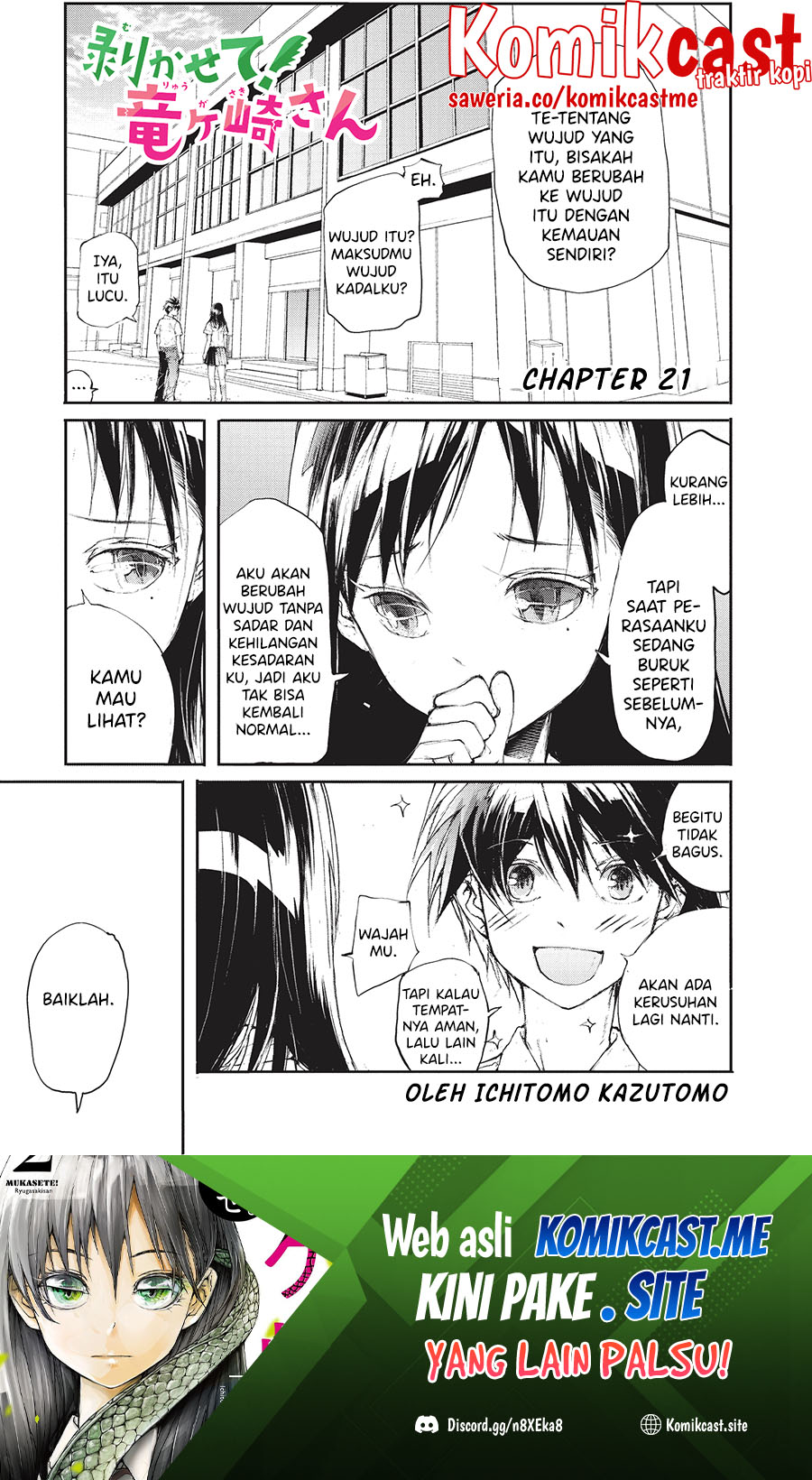 Mukasete! Ryugasaki-san Chapter 21 Bahasa Indonesia