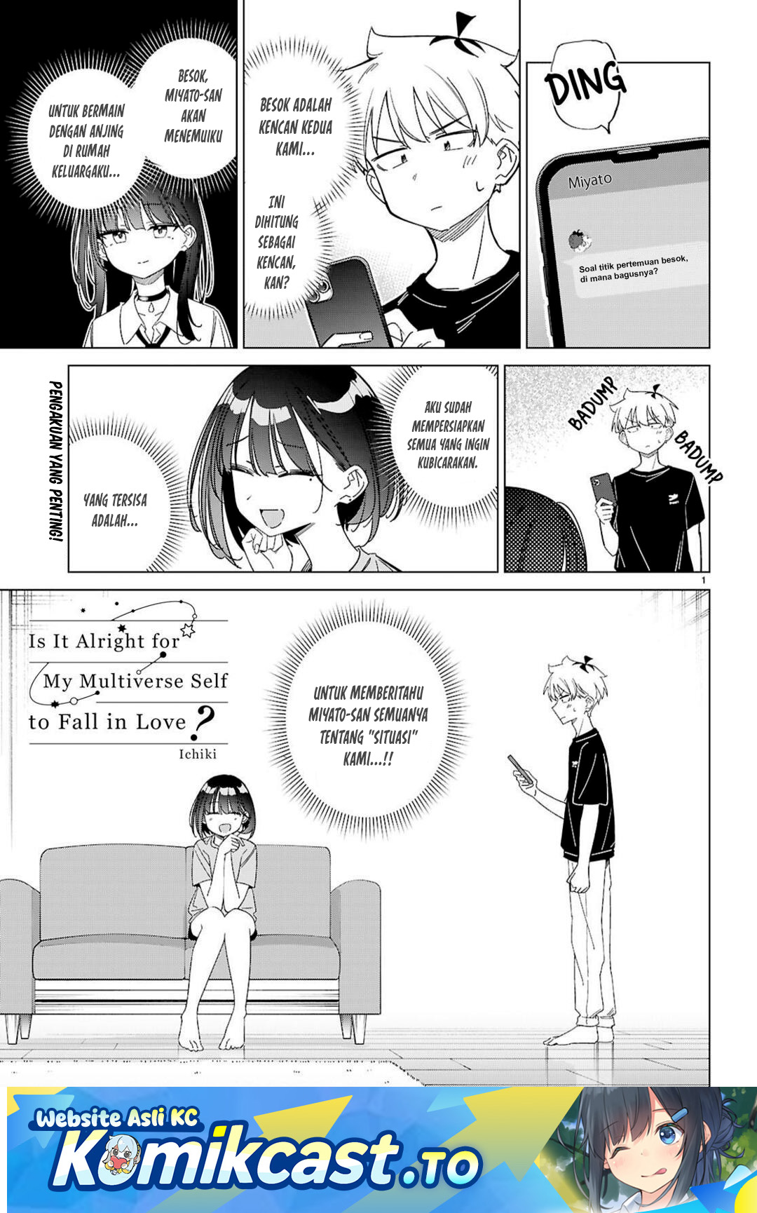 Multiverse no Watashi, Koishite Ii desu ka? Chapter 12 Bahasa Indonesia