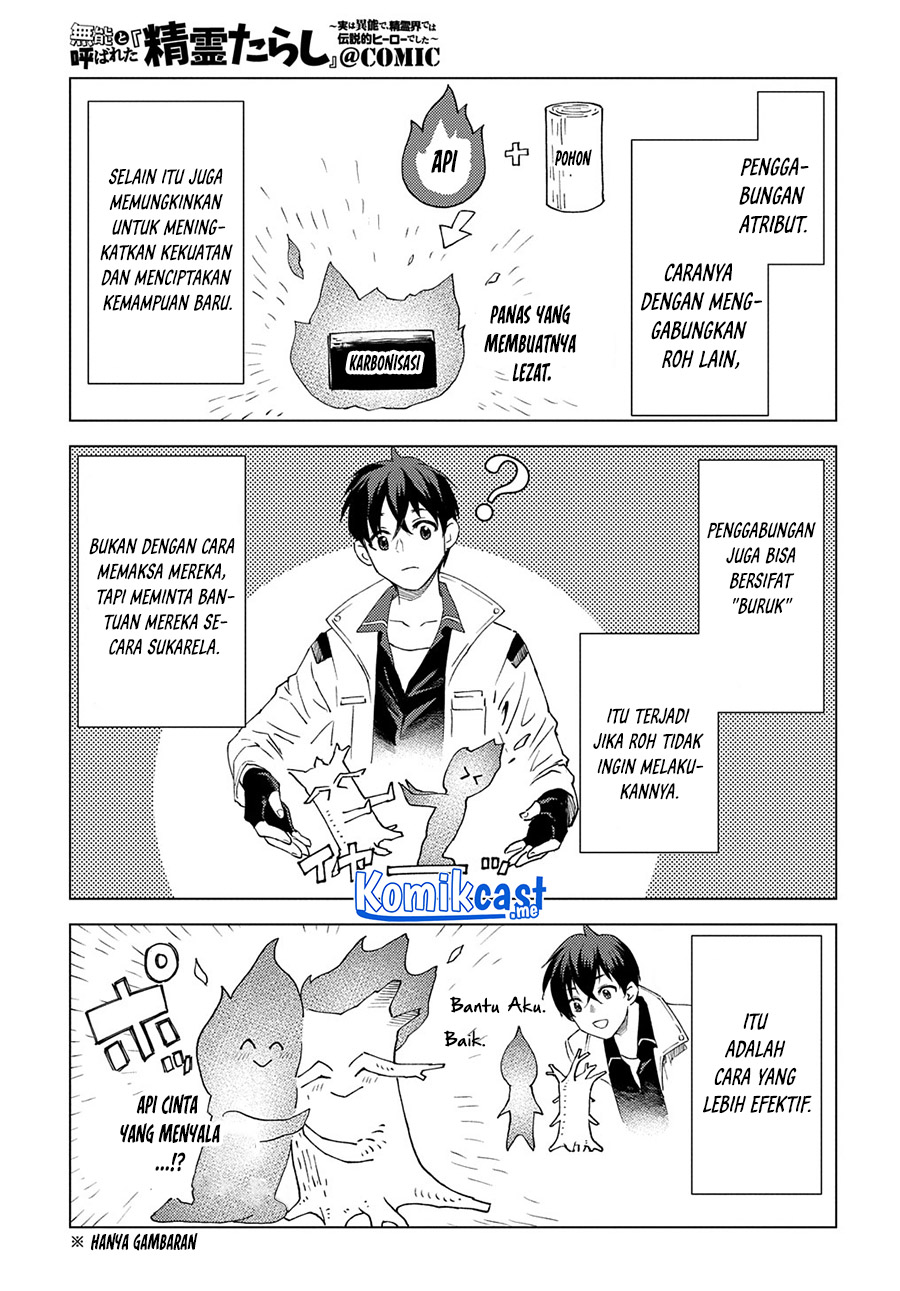 Muno to Yobareta “Seirei Tarashi” Jitsu wa Ino de, Seirei Kai de wa Densetsu Teki Herodeshita Chapter 04 Bahasa Indonesia