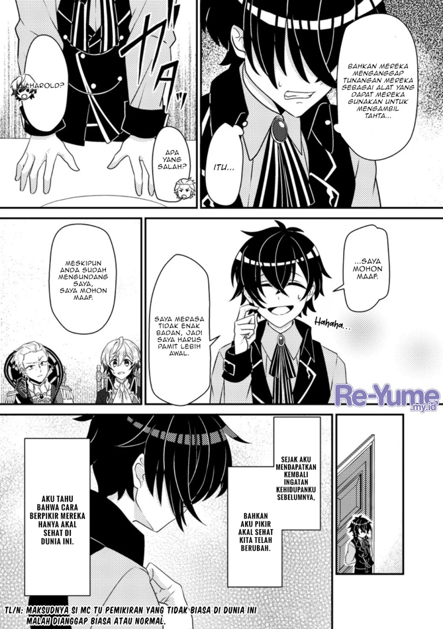 Munou no Akudou Ouji wa Ikinokoritai ~Ren’ai RPG no Akuyaku Mob ni Tensei Shita kedo, Gensaku Mushi shite Saikyou o Mezasu~ chapter 3