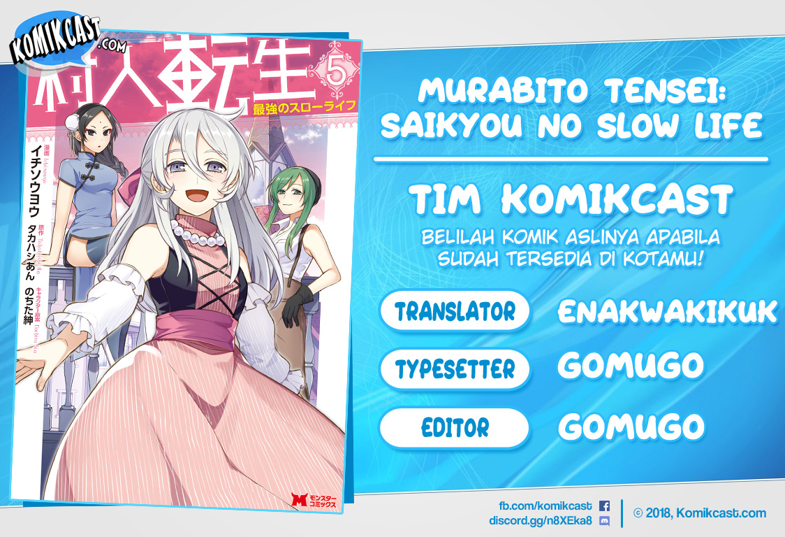Murabito Tensei: Saikyou no Slow Life Chapter 26 Bahasa Indonesia