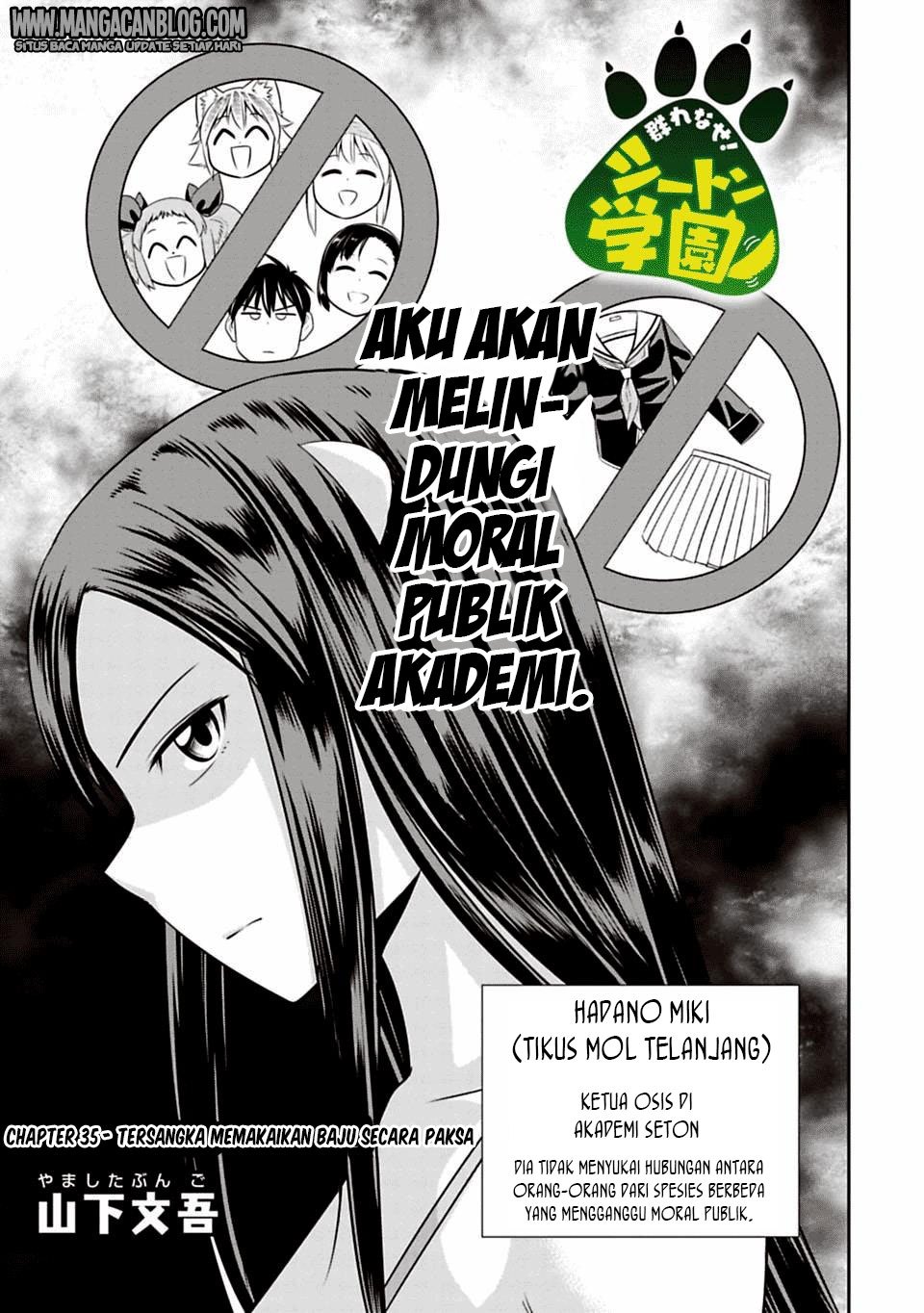 Murenase Shiiton Gakuen Chapter 35 Bahasa Indonesia