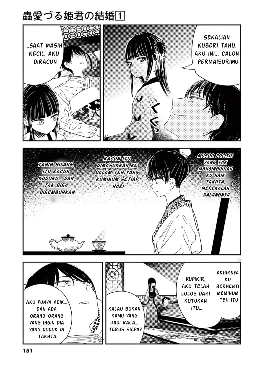 Mushi Mezuru Himegimi no Kekkon chapter 6
