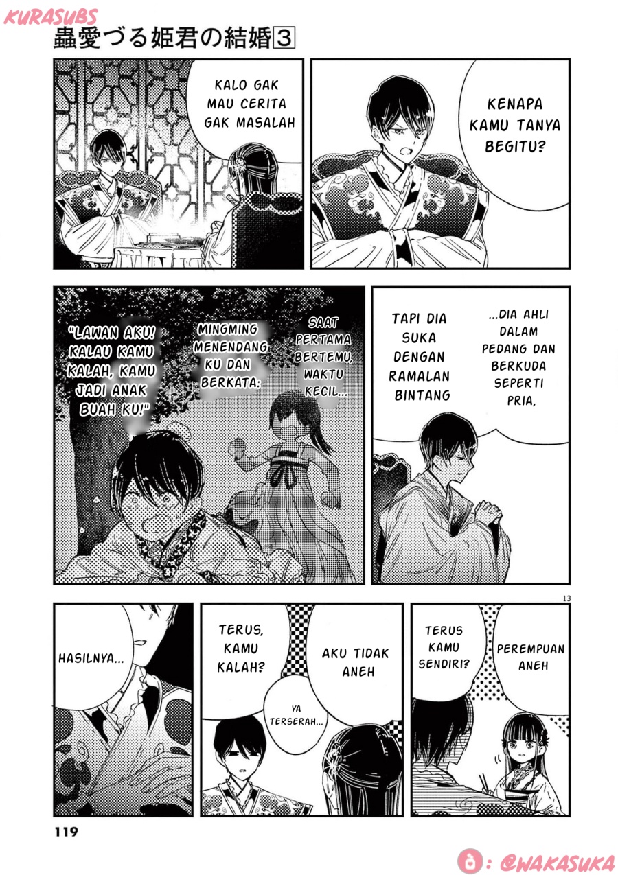 Mushi Mezuru Himegimi no Kekkon chapter 21