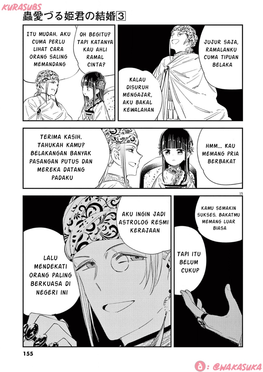 Mushi Mezuru Himegimi no Kekkon Chapter 23 Bahasa Indonesia