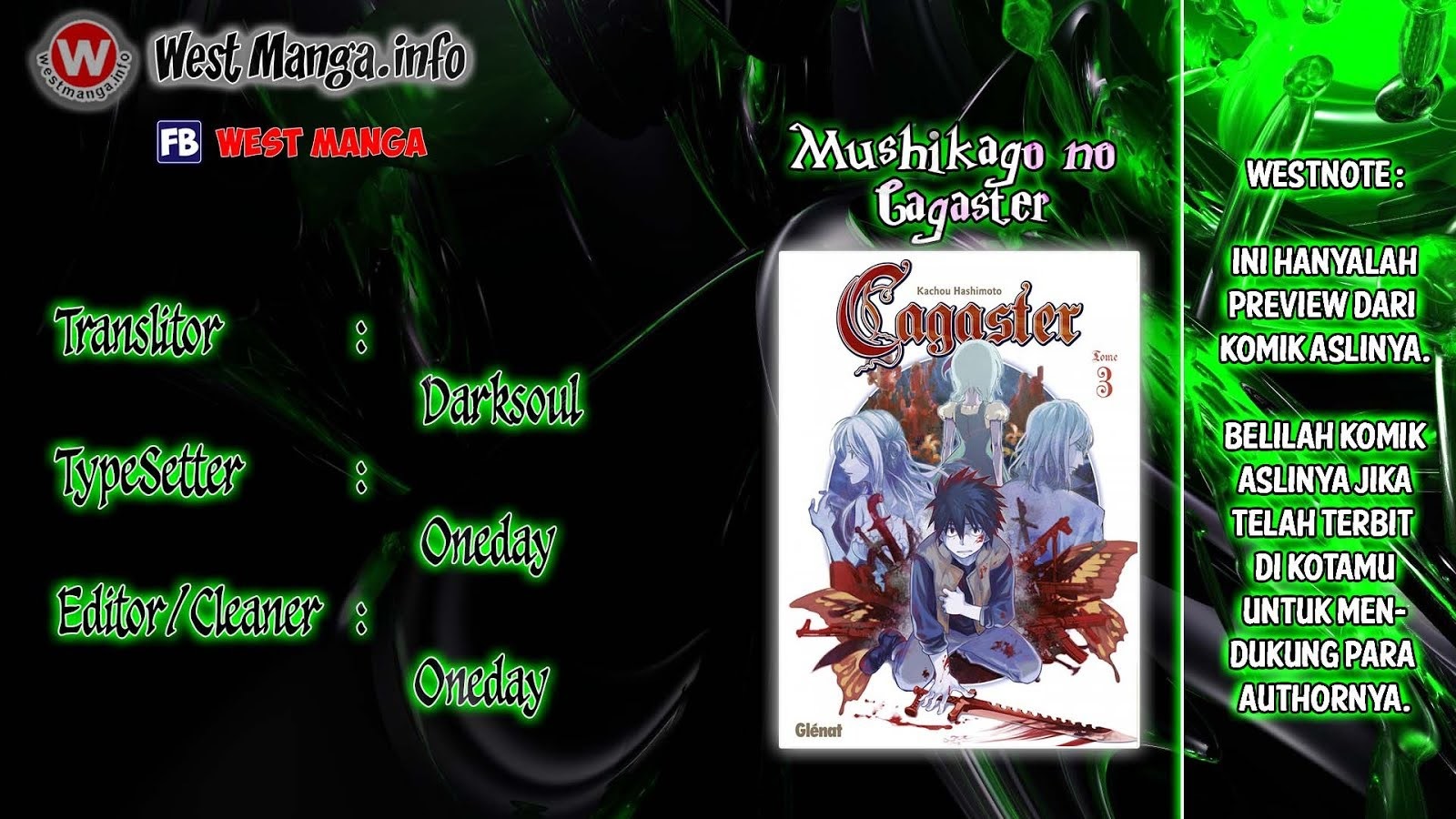 Mushikago no Cagaster Chapter 02 Bahasa Indonesia