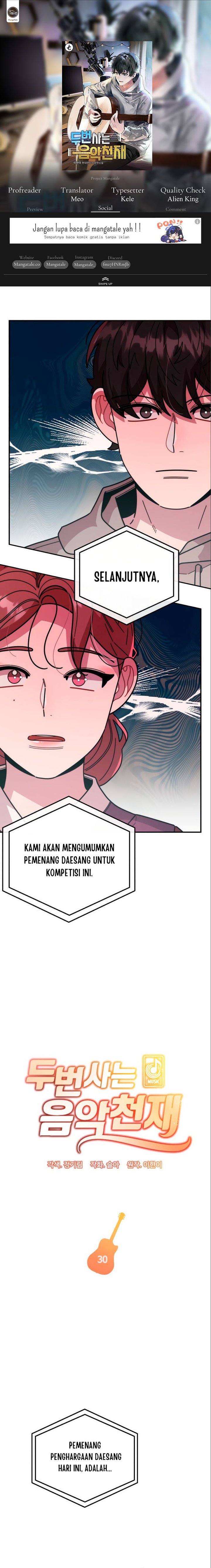 Musician Genius Who Lives Twice Chapter 30 Bahasa Indonesia