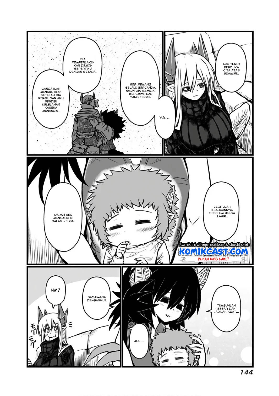 Musuko ga Kawaikute Shikataganai Mazoku no Hahaoya chapter 93