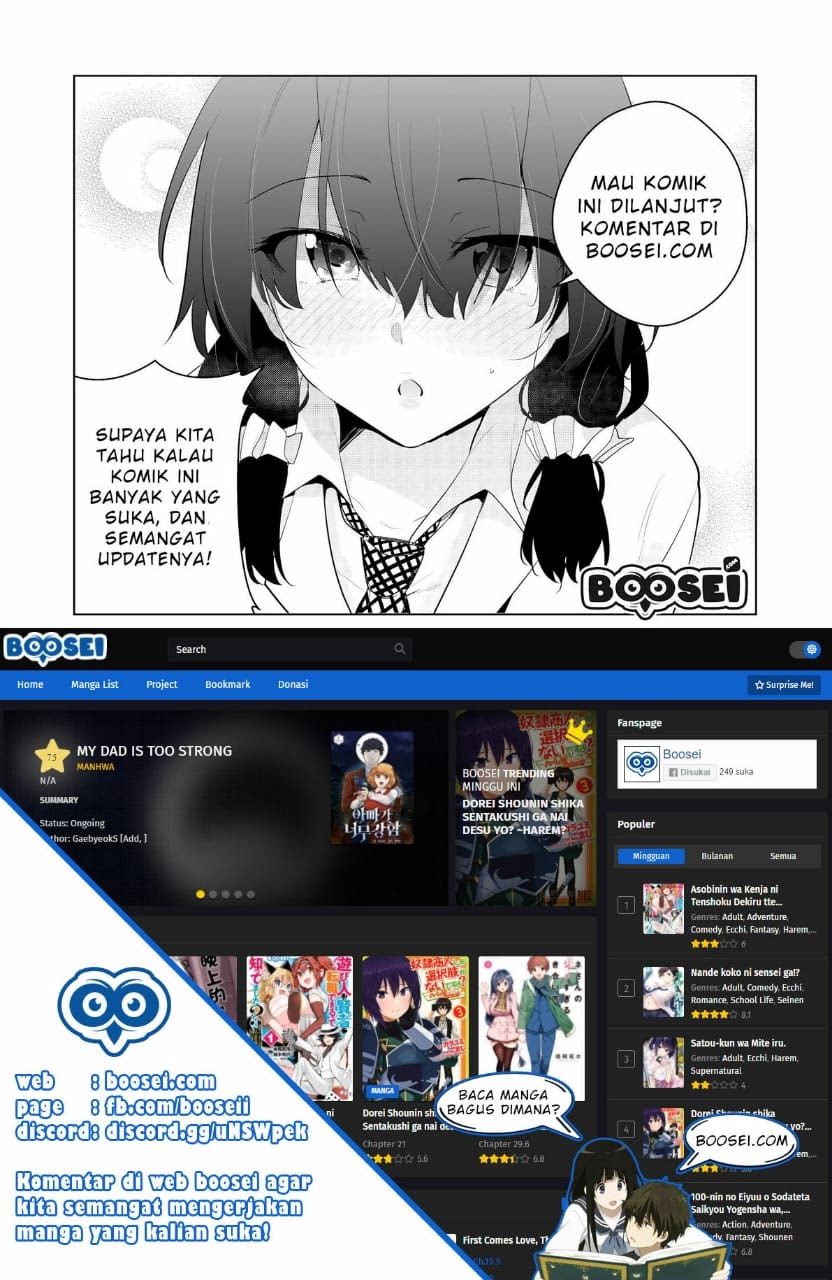 Mutually Unrequited Twin Sisters Chapter 11 Bahasa Indonesia