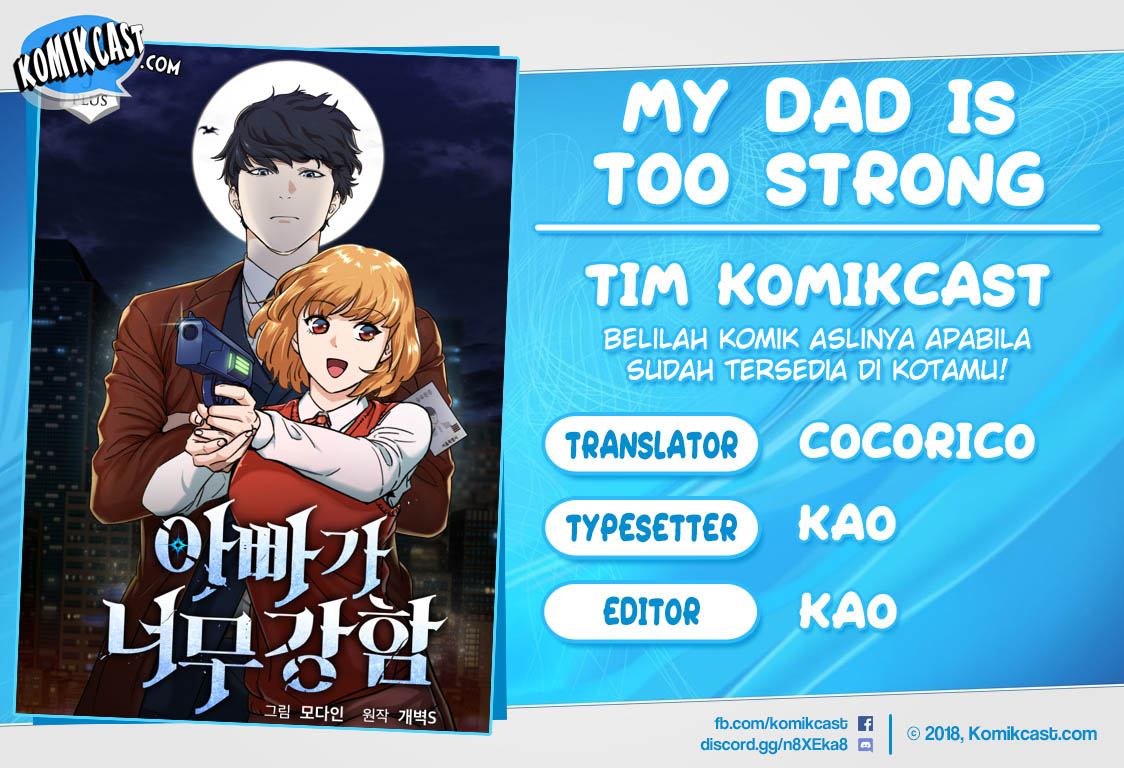 My Dad Is Too Strong Chapter 30 Bahasa Indonesia