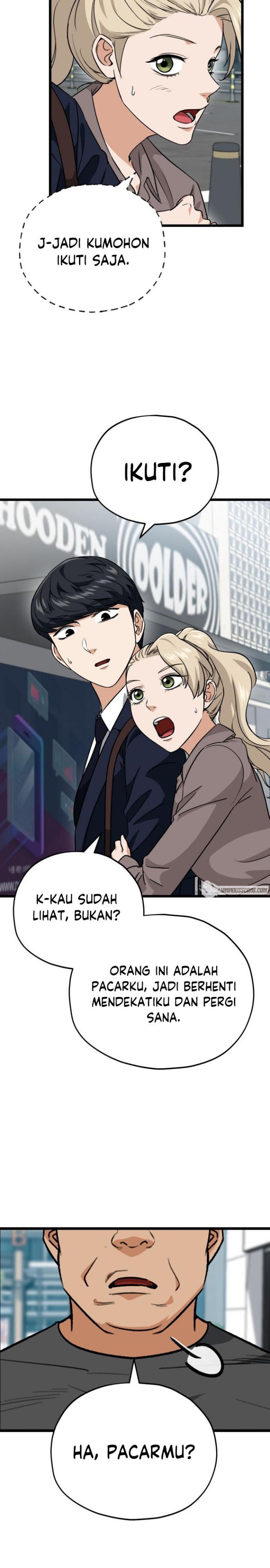 My Dad Is Too Strong Chapter 100 Bahasa Indonesia