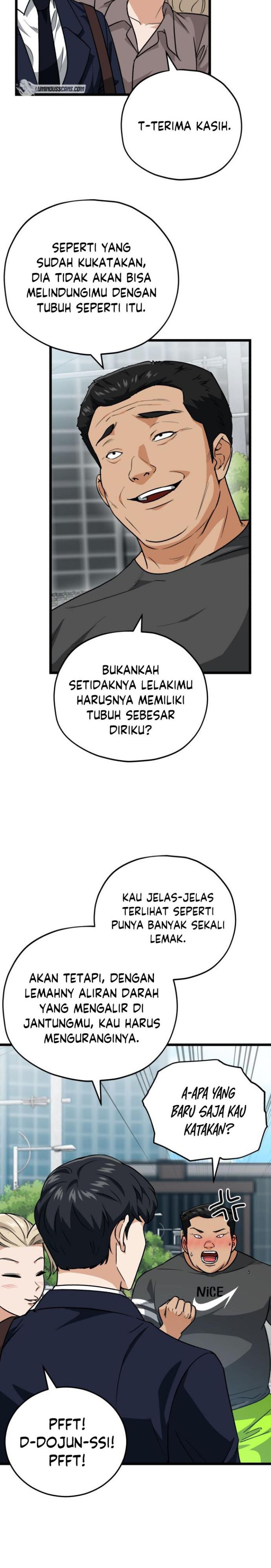 My Dad Is Too Strong Chapter 100 Bahasa Indonesia
