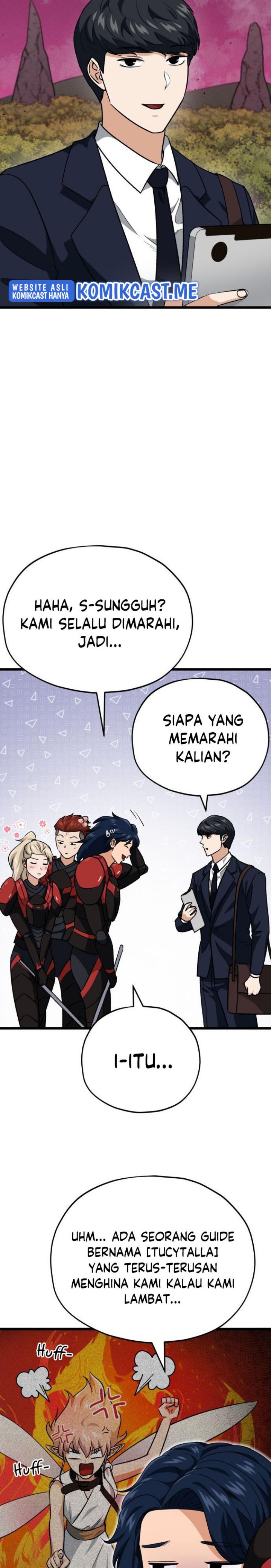 My Dad Is Too Strong Chapter 100 Bahasa Indonesia
