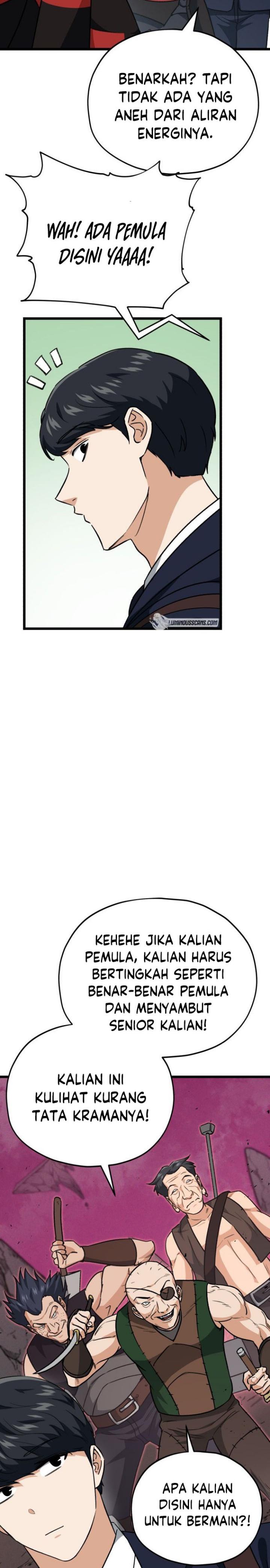 My Dad Is Too Strong Chapter 100 Bahasa Indonesia