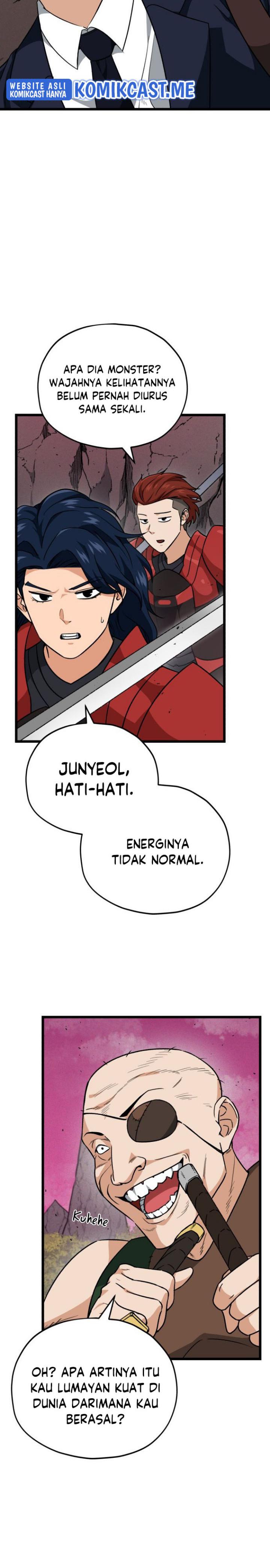 My Dad Is Too Strong Chapter 100 Bahasa Indonesia