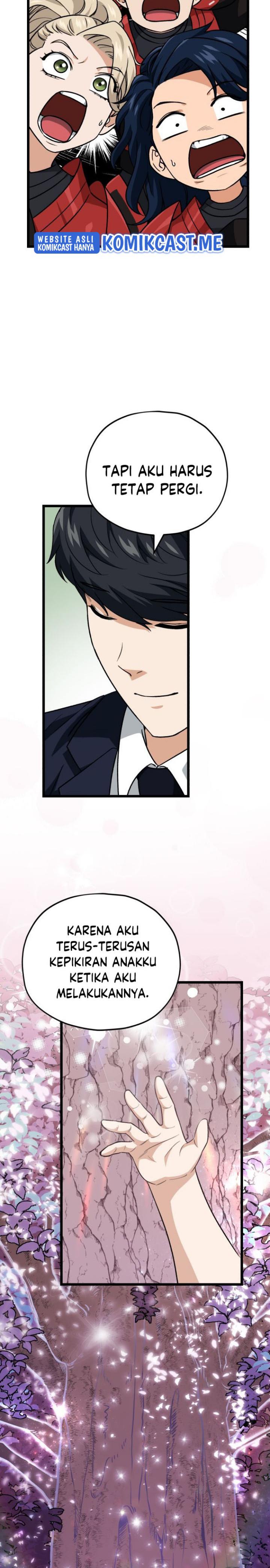 My Dad Is Too Strong Chapter 100 Bahasa Indonesia