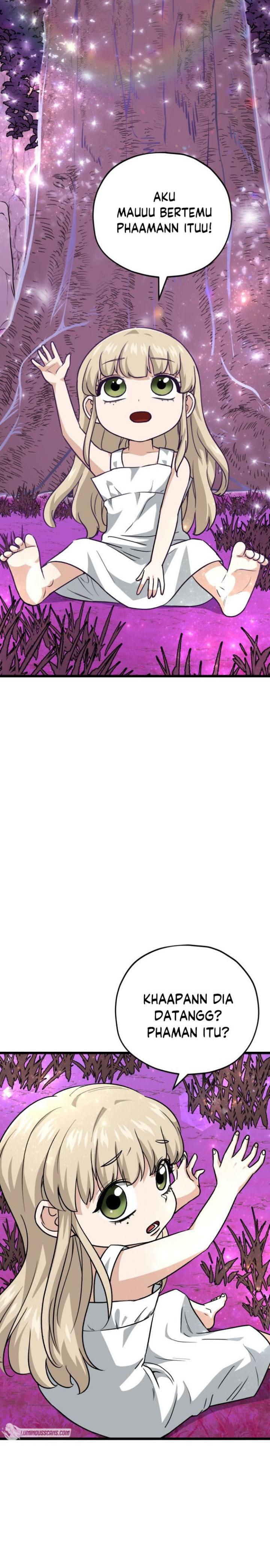 My Dad Is Too Strong Chapter 100 Bahasa Indonesia