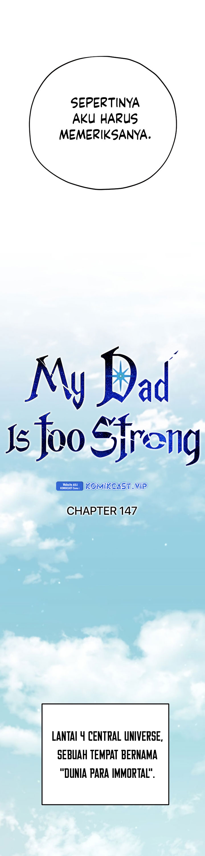 My Dad Is Too Strong chapter 147