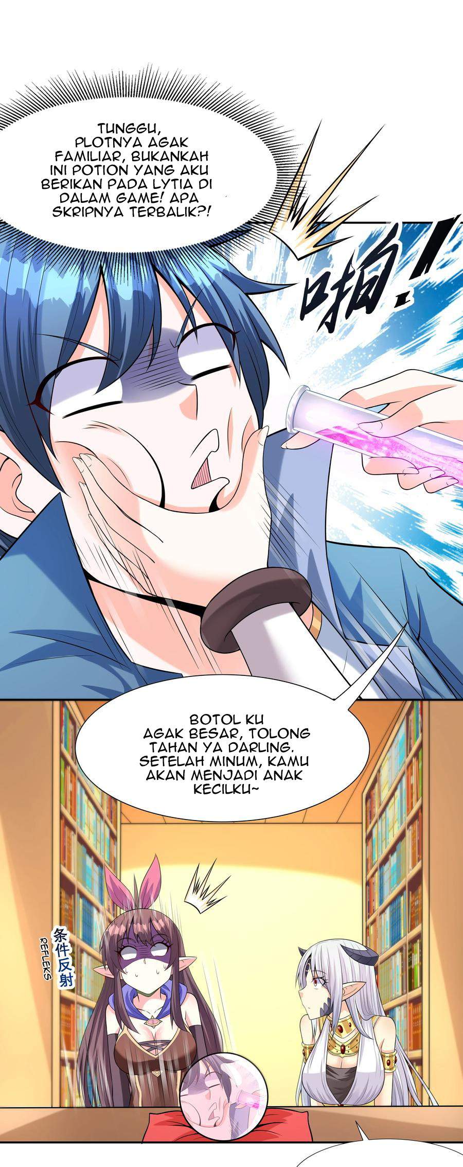 My Harem Is Entirely Female Demon Villains Chapter 12 Bahasa Indonesia