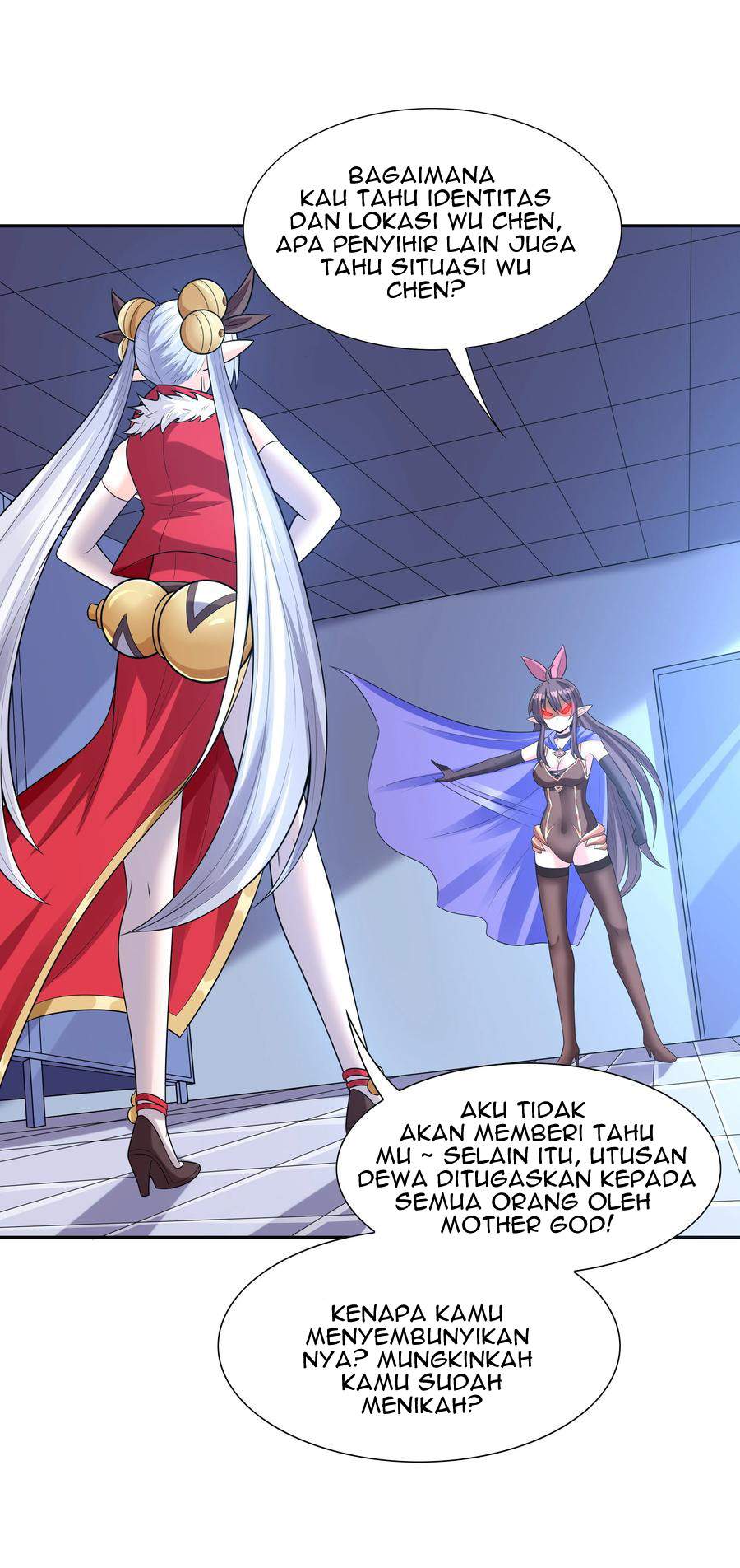 My Harem Is Entirely Female Demon Villains Chapter 12 Bahasa Indonesia