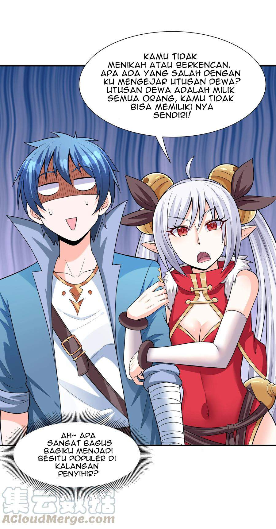 My Harem Is Entirely Female Demon Villains Chapter 12 Bahasa Indonesia