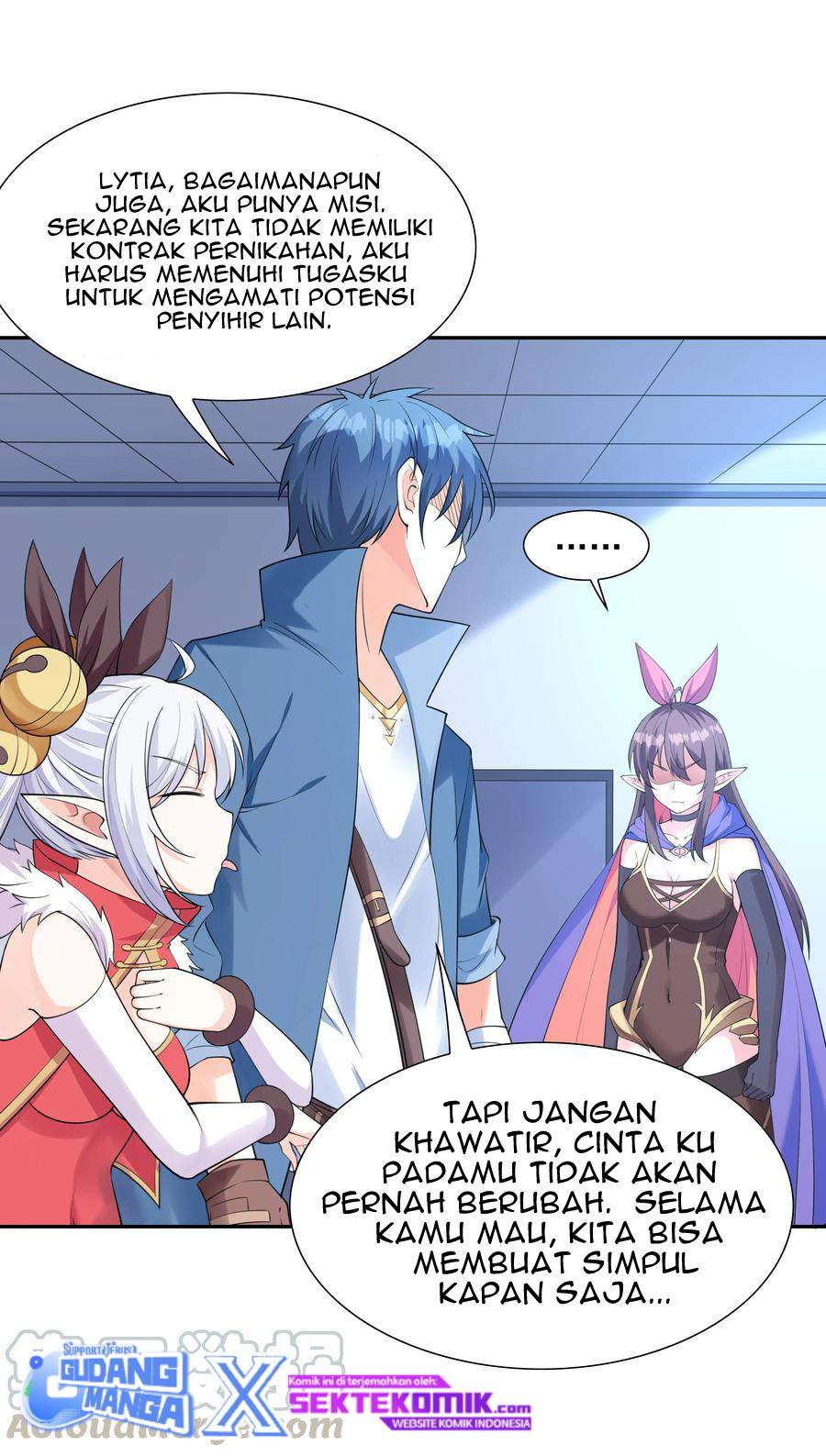 My Harem Is Entirely Female Demon Villains Chapter 12 Bahasa Indonesia